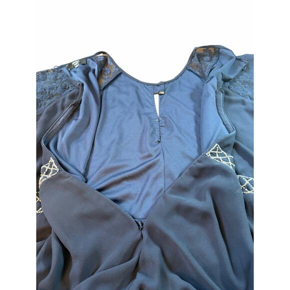 Joanna Hope Navy Beaded Gown - Size 30 - Picture 16 of 16